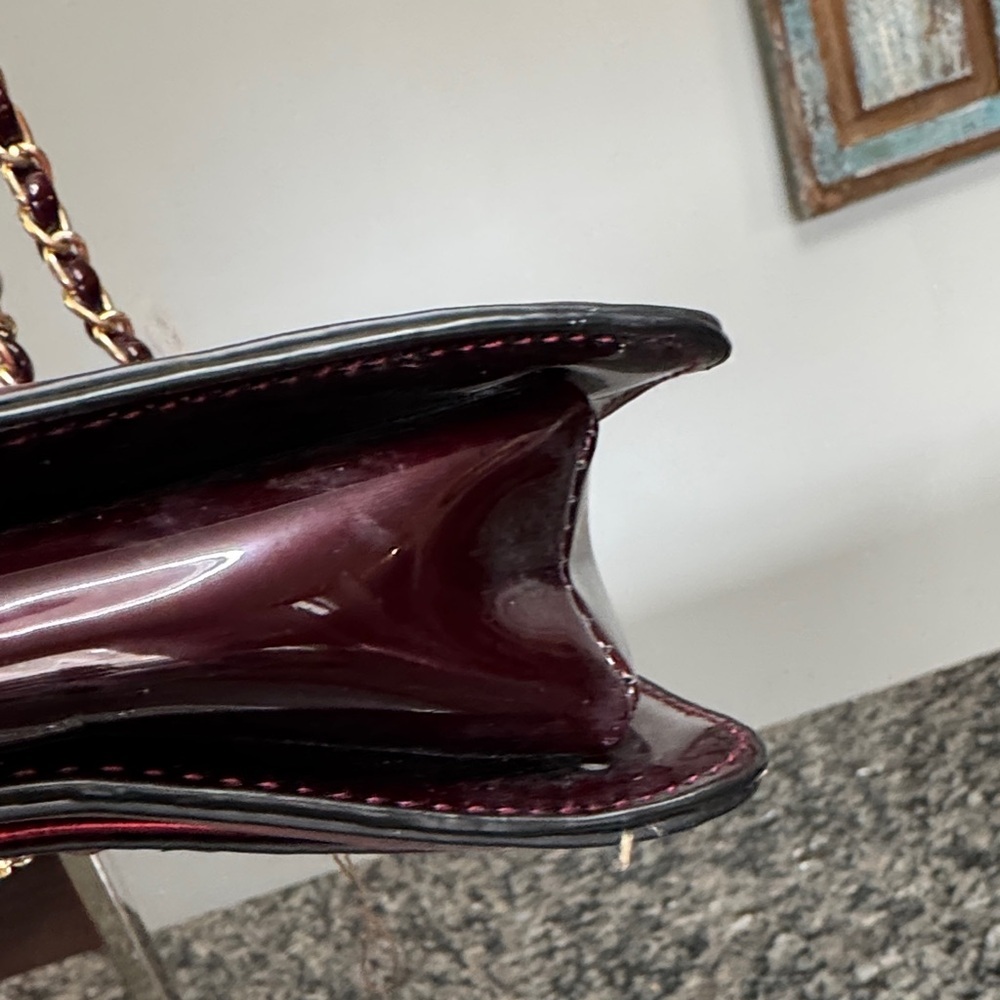 Brangio Italy metallic Red Studded Shoulder Bag - Picture 9 of 15